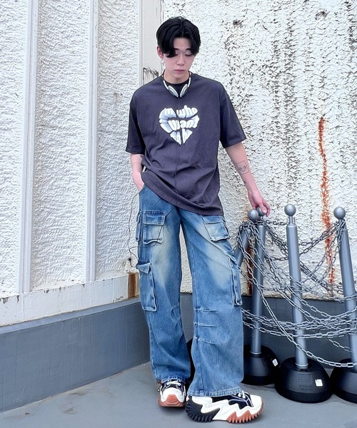 Figments(フィグメンツ)の「マルチカーゴデニムパンツ(デニムパンツ・レディース・インディゴブルー・LARGE/MEDIUM)」の13枚目の写真