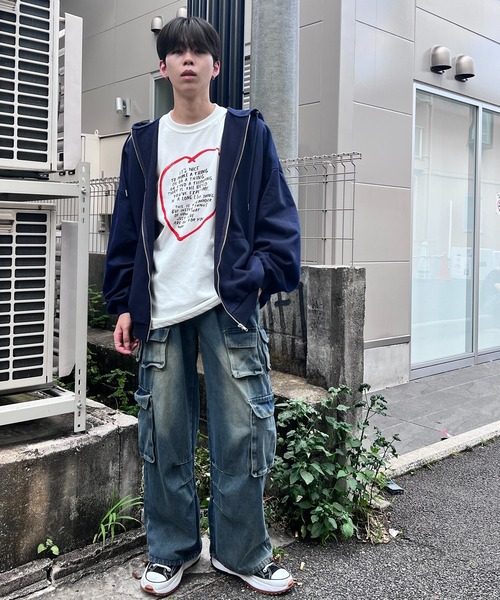 Figments(フィグメンツ)の「マルチカーゴデニムパンツ(デニムパンツ・レディース・インディゴブルー・LARGE/MEDIUM)」の14枚目の写真