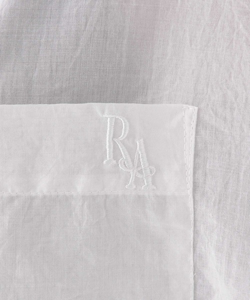 repipi armario（レピピ アルマリオ）の「【接触冷感】スパンボイルショートシャツ（シャツ/ブラウス・キッズ・コーラル/ホワイト/サックスブルー/ライム・LARGE/MEDIUM/SMALL）」の19枚目の写真