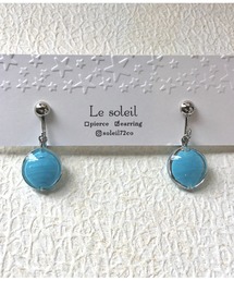 【Le soleil】ベネチアンビーズ　イヤリング(MA)