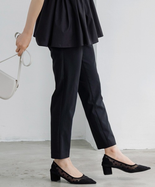 Sono（ソーノ）の「【新作 8/5発売】【SONO/ソーノ】【SONO NAVY/ソーノネイビー】DRY POPLIN ﾏﾙﾁﾊﾟﾝﾂ（その他パンツ・レディース・ブラック/ネイビー・1/2/L1/L2）」の5枚目の写真