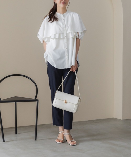 Sono（ソーノ）の「【新作 8/5発売】【SONO/ソーノ】【SONO NAVY/ソーノネイビー】DRY POPLIN ﾏﾙﾁﾊﾟﾝﾂ（その他パンツ・レディース・ブラック/ネイビー・1/2/L1/L2）」の11枚目の写真