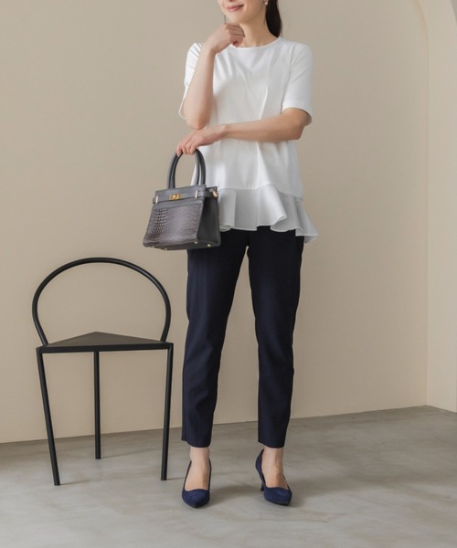 Sono（ソーノ）の「【新作 8/5発売】【SONO/ソーノ】【SONO NAVY/ソーノネイビー】DRY POPLIN ﾏﾙﾁﾊﾟﾝﾂ（その他パンツ・レディース・ブラック/ネイビー・1/2/L1/L2）」の12枚目の写真