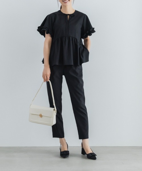 Sono（ソーノ）の「【新作 8/5発売】【SONO/ソーノ】【SONO NAVY/ソーノネイビー】DRY POPLIN ﾏﾙﾁﾊﾟﾝﾂ（その他パンツ・レディース・ブラック/ネイビー・1/2/L1/L2）」の22枚目の写真