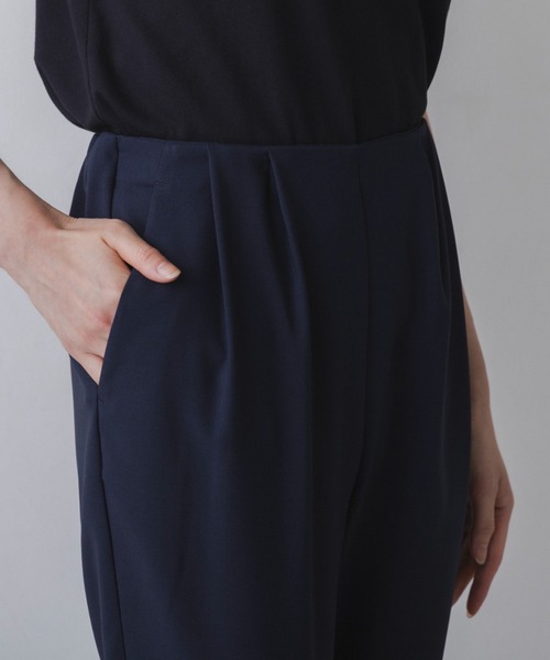 Sono（ソーノ）の「【新作 8/5発売】【SONO/ソーノ】【SONO NAVY/ソーノネイビー】DRY POPLIN ﾏﾙﾁﾊﾟﾝﾂ（その他パンツ・レディース・ブラック/ネイビー・1/2/L1/L2）」の15枚目の写真