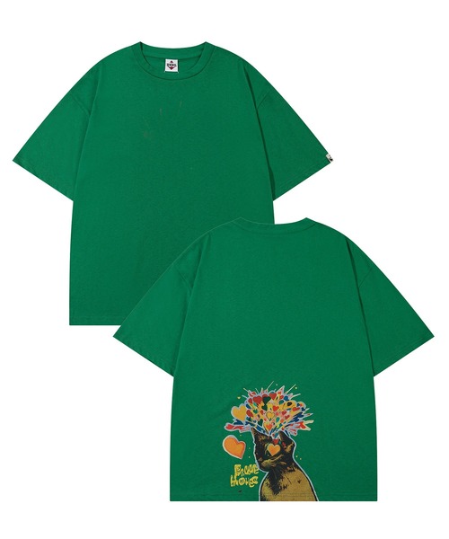 HOOK(フック)の「HOOK -original- 「NO CRUSH」Y2Kプリント半袖TEE (SS) (LR)(Tシャツ/カットソー・メンズ・R/F/E/I/H/G/Q/P/O/N/M/L/J/A/B/C/D・L/M/XL)」の8枚目の写真