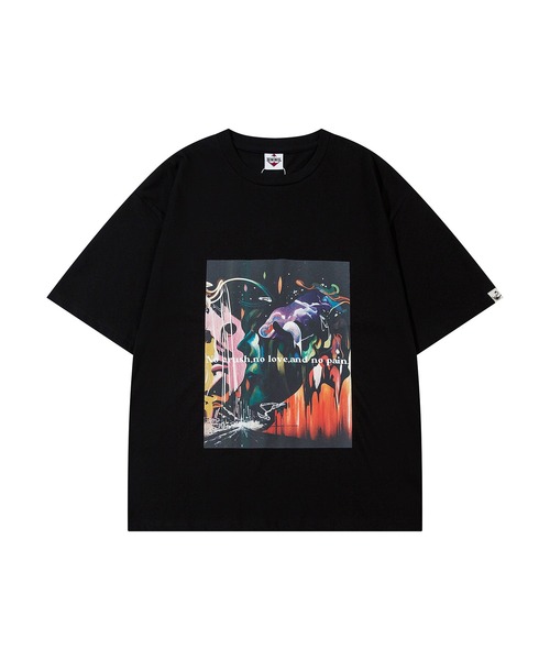 HOOK(フック)の「HOOK -original- 「NO CRUSH」Y2Kプリント半袖TEE (SS) (LR)(Tシャツ/カットソー・メンズ・R/F/E/I/H/G/Q/P/O/N/M/L/J/A/B/C/D・L/M/XL)」の19枚目の写真
