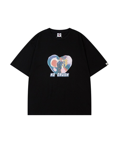 HOOK(フック)の「HOOK -original- 「NO CRUSH」Y2Kプリント半袖TEE (SS) (LR)(Tシャツ/カットソー・メンズ・R/F/E/I/H/G/Q/P/O/N/M/L/J/A/B/C/D・L/M/XL)」の21枚目の写真