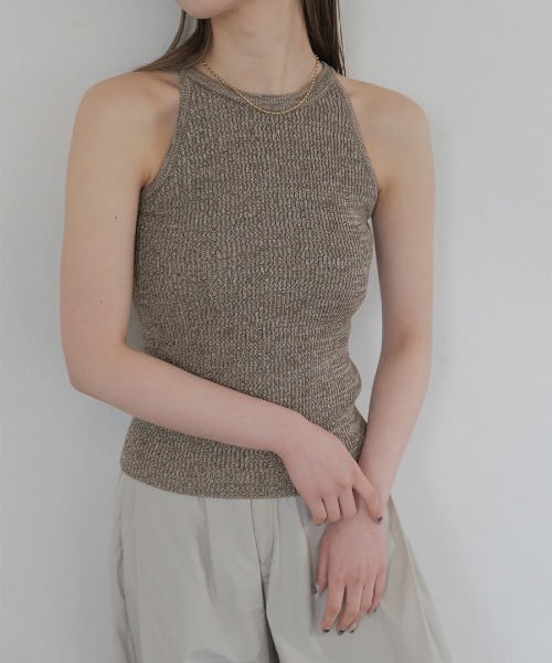 セール】【HIT ITEM!】アメリカンスリーブメランジニット