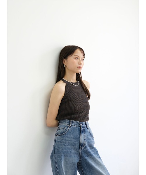 セール】【HIT ITEM!】アメリカンスリーブメランジニット