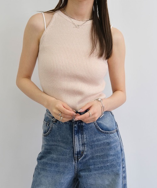 R*i様 karry アメリカンスリーブニット アメリカンスリーブ ボーダー KNIT Set-up