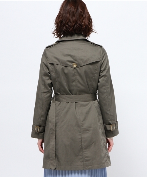 one after another NICE CLAUP(ワンアフターアナザーナイスクラップ)の「【ナイスクラップ】トレンチコート(トレンチコート・レディース・ベージュ/ベージュ系その他/カーキ・LARGE/MEDIUM)」の6枚目の写真