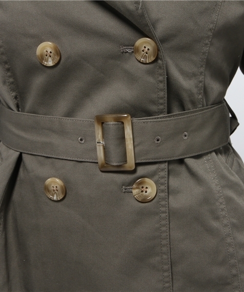 one after another NICE CLAUP(ワンアフターアナザーナイスクラップ)の「【ナイスクラップ】トレンチコート(トレンチコート・レディース・ベージュ/ベージュ系その他/カーキ・LARGE/MEDIUM)」の12枚目の写真