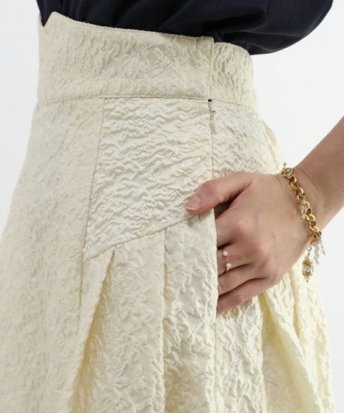 an another angelus(アンアナザーアンジェラス)の「ふくれジャガードサイドタックスカート/ananotherangelus(スカート・レディース・クリーム/ミント・FREE)」の11枚目の写真