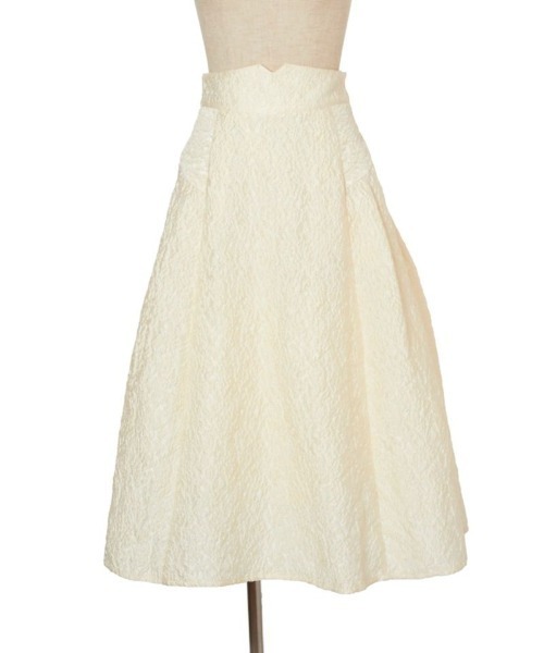 an another angelus(アンアナザーアンジェラス)の「ふくれジャガードサイドタックスカート/ananotherangelus(スカート・レディース・クリーム/ミント・FREE)」の14枚目の写真