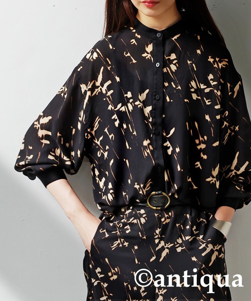 シアーデザインシャツ（シャツ/ブラウス）｜antiqua（アンティカ）の