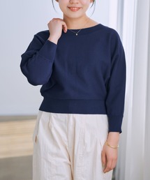 COHINA（コヒナ）の「ボートネックドルマンニットプルオーバー【低身長・小柄女性】（ニット/セーター）」