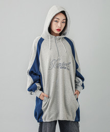 X-girl | PANELED SWEAT ANORAK DRESS(ワンピース)