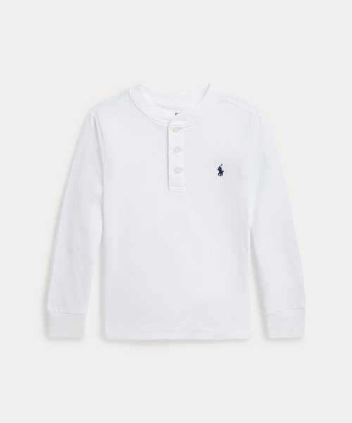 RRL コットンジャージー ヘンリーシャツ スーベニア　ヴィンテージ　40s コットン ジャージー ヘンリー シャツ（Tシャツ/カットソー）｜POLO