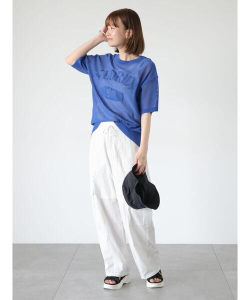 Lugnoncure（ルノンキュール）の「綿ナイロンカーゴパンツ（その他パンツ・レディース・カーキ/ブラック/オフホワイト・F）」の14枚目の写真