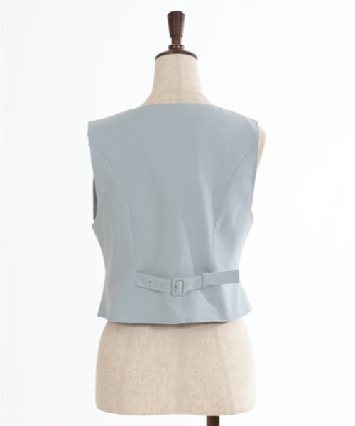 axes femme（アクシーズファム）の「クラシックショートベスト（ベスト・レディース・グレー/ネイビー/ブラック・FREE）」の8枚目の写真