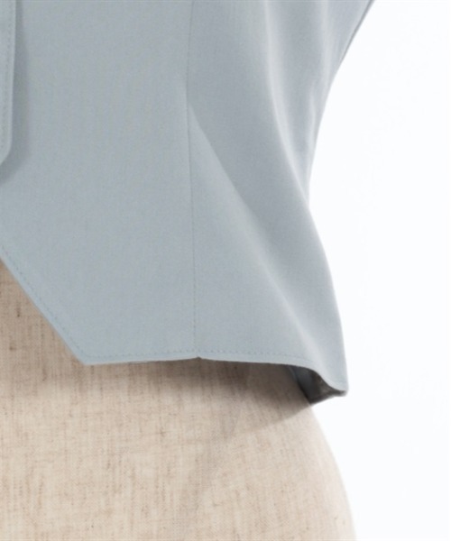 axes femme（アクシーズファム）の「クラシックショートベスト（ベスト・レディース・グレー/ネイビー/ブラック・FREE）」の10枚目の写真