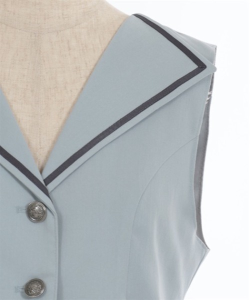 axes femme（アクシーズファム）の「クラシックショートベスト（ベスト・レディース・グレー/ネイビー/ブラック・FREE）」の14枚目の写真