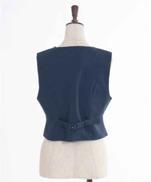 axes femme（アクシーズファム）の「クラシックショートベスト（ベスト・レディース・グレー/ネイビー/ブラック・FREE）」の17枚目の写真