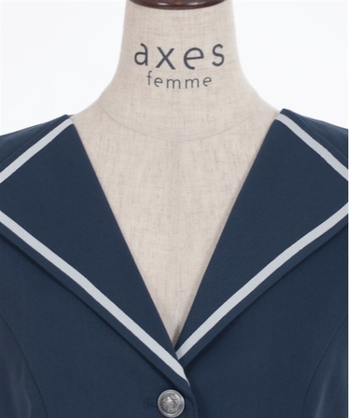 axes femme（アクシーズファム）の「クラシックショートベスト（ベスト・レディース・グレー/ネイビー/ブラック・FREE）」の20枚目の写真