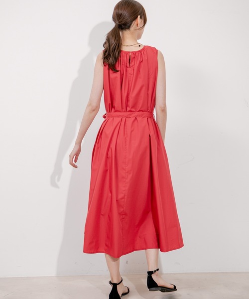 Jayro(ジャイロ)の「布帛Aラインワンピース(ワンピース・レディース・グレー/ベージュ/レンガ・M)」の17枚目の写真