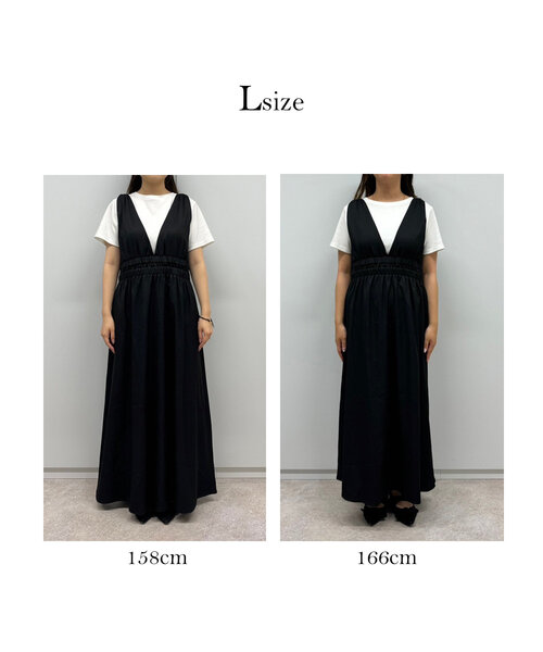 prose verse(プロズヴェール)の「【MOMO】深Vネックバックリボンワンピース(ワンピース・レディース・ブラック・PL/LARGE/MEDIUM/PM)」の3枚目の写真