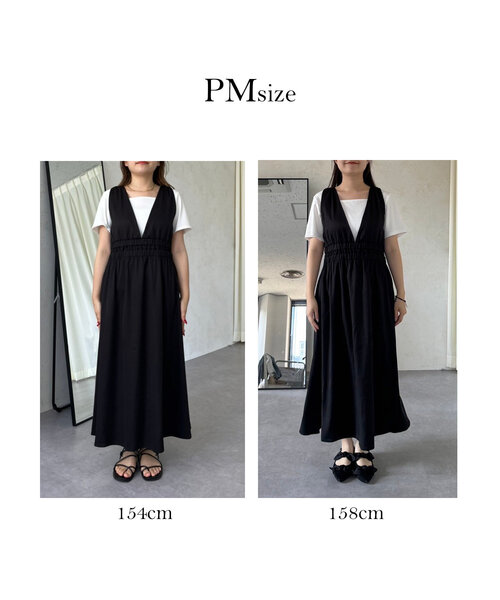 prose verse(プロズヴェール)の「【MOMO】深Vネックバックリボンワンピース(ワンピース・レディース・ブラック・PL/LARGE/MEDIUM/PM)」の4枚目の写真
