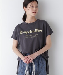 human woman | ◆ロゴプリントプレーティングBIG Tシャツ(Tシャツ/カットソー)