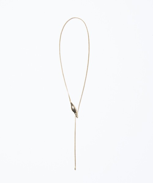 【セール】ウェーブメタルラリエットネックレス（ネックレス）｜GRACE CONTINENTAL（グレースコンチネンタル）