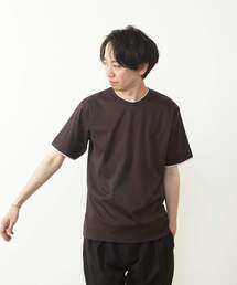 MEN'S MELROSE | 50/-シルケットスムースフェイクレイヤードクルーネックTシャツ(Tシャツ/カットソー)