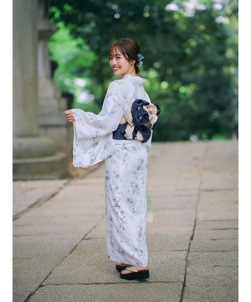 COHINA YUKATA SET 桔梗【低身長・小柄女性】