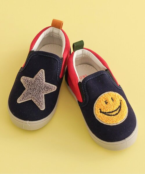 BREEZE(ブリーズ)の「左右迷わない!スリッポン(スニーカー・キッズ・ブラック/ネイビー/インディゴブルー/オフホワイト・15 /18/17/19/14/16)」の3枚目の写真