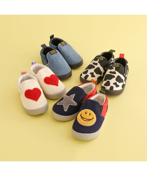 BREEZE(ブリーズ)の「左右迷わない!スリッポン(スニーカー・キッズ・ブラック/ネイビー/インディゴブルー/オフホワイト・15 /18/17/19/14/16)」の5枚目の写真