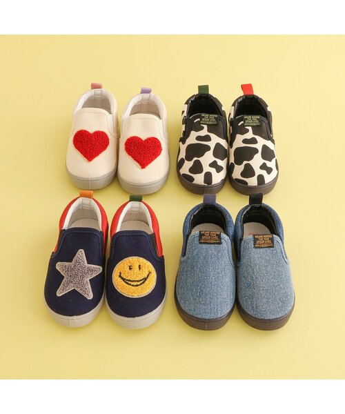 BREEZE(ブリーズ)の「左右迷わない!スリッポン(スニーカー・キッズ・ブラック/ネイビー/インディゴブルー/オフホワイト・15 /18/17/19/14/16)」の6枚目の写真