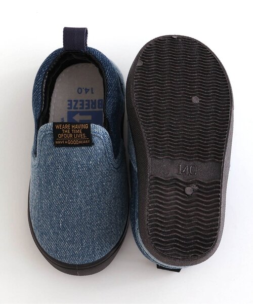 BREEZE(ブリーズ)の「左右迷わない!スリッポン(スニーカー・キッズ・ブラック/ネイビー/インディゴブルー/オフホワイト・15 /18/17/19/14/16)」の13枚目の写真