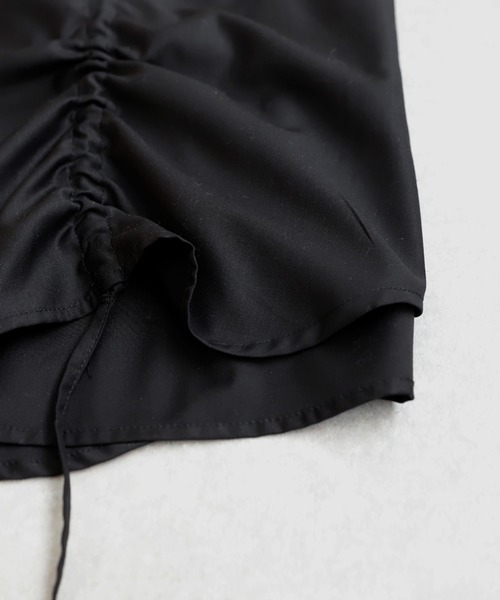 antiqua（アンティカ）の「ドロストギャザーシャツ（シャツ/ブラウス・レディース・ブラック・ONE SIZE）」の19枚目の写真