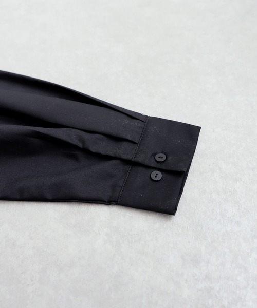 antiqua（アンティカ）の「ドロストギャザーシャツ（シャツ/ブラウス・レディース・ブラック・ONE SIZE）」の21枚目の写真