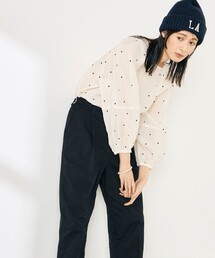 fredy emue | 【WEB限定デザインあり】刺繍袖ボリュームブラウス(シャツ/ブラウス)