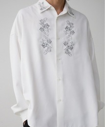 AZUL by moussy | グラデーション刺繍長袖シャツ(シャツ/ブラウス)