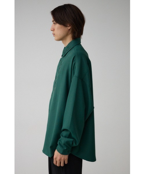 AZUL by moussy（アズールバイマウジー）の「グラデーション刺繍長袖シャツ（シャツ/ブラウス・メンズ・ブラック/オフホワイト/ダークグリーン・FREE）」の10枚目の写真