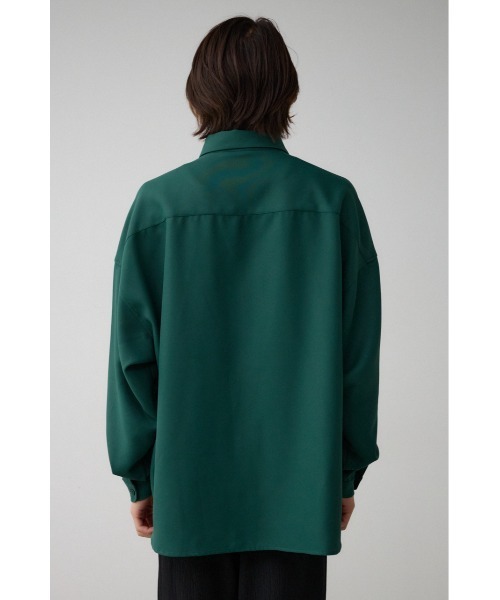 AZUL by moussy（アズールバイマウジー）の「グラデーション刺繍長袖シャツ（シャツ/ブラウス・メンズ・ブラック/オフホワイト/ダークグリーン・FREE）」の9枚目の写真