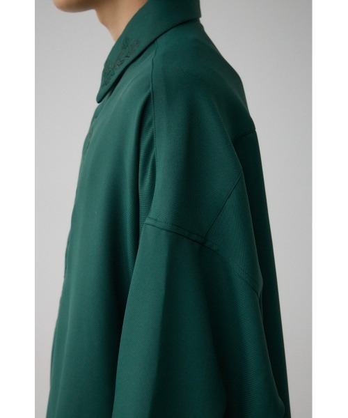 AZUL by moussy（アズールバイマウジー）の「グラデーション刺繍長袖シャツ（シャツ/ブラウス・メンズ・ブラック/オフホワイト/ダークグリーン・FREE）」の7枚目の写真