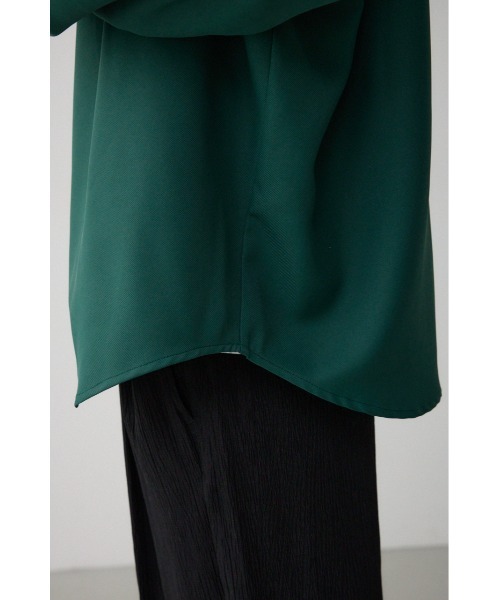 AZUL by moussy（アズールバイマウジー）の「グラデーション刺繍長袖シャツ（シャツ/ブラウス・メンズ・ブラック/オフホワイト/ダークグリーン・FREE）」の5枚目の写真