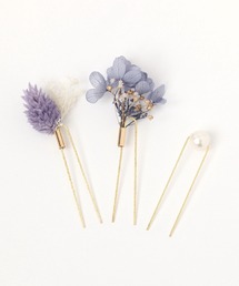 GLOBAL WORK | MADE IN JAPAN/ドライフラワーパールヘアピン/135726(ヘアピン)