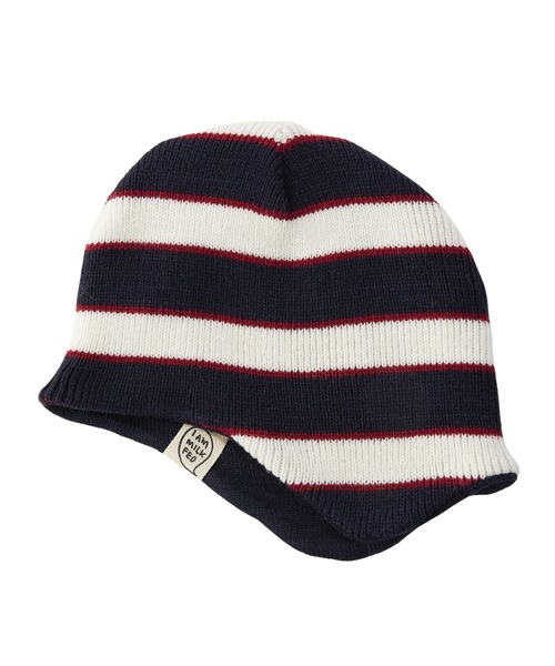 MILKFED.（ミルクフェド）の「STRIPED KNIT CAP（ニットキャップ/ビーニー・レディース・ピンク/ネイビー/ライトブルー・ONE SIZE）」の6枚目の写真